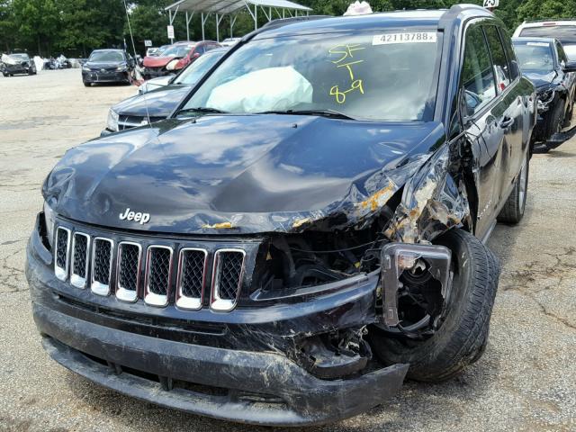 1C4NJCBA3GD536390 - 2016 JEEP COMPASS SP BLACK photo 2