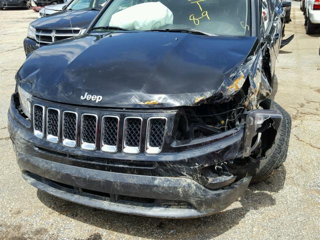 1C4NJCBA3GD536390 - 2016 JEEP COMPASS SP BLACK photo 9