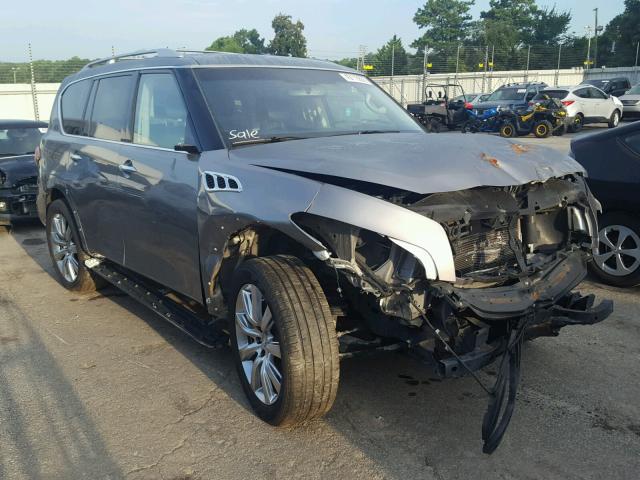 JN8AZ2NF9C9518616 - 2012 INFINITI QX56 SILVER photo 1