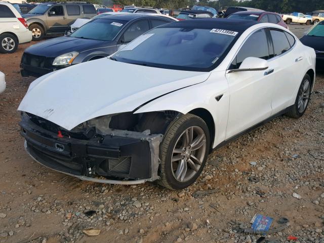 5YJSA1CN8CFP02785 - 2012 TESLA MODEL S 白色 照片 2