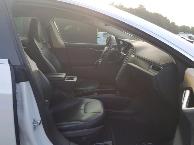 5YJSA1CN8CFP02785 - 2012 TESLA MODEL S 白色 照片 5