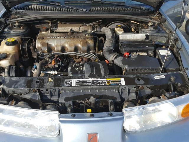 1G8ZH52892Z196478 - 2002 SATURN SL1 BLUE photo 7