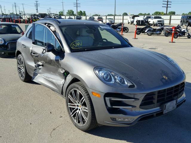 WP1AF2A57FLB47205 - 2015 PORSCHE MACAN TURB GRAY photo 1