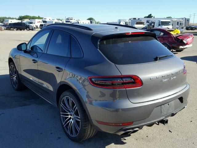 WP1AF2A57FLB47205 - 2015 PORSCHE MACAN TURB GRAY photo 3