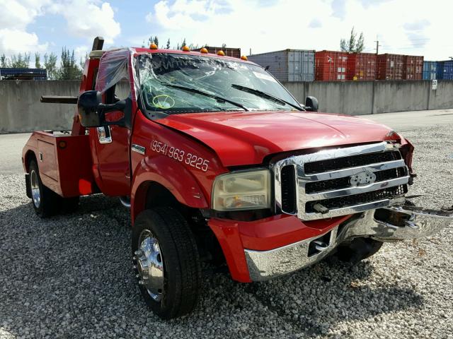 1FDXF46P76ED43145 - 2006 FORD F450 SUPER RED photo 1