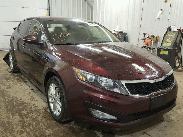 5XXGM4A79CG048265 - 2012 KIA OPTIMA MAROON photo 1