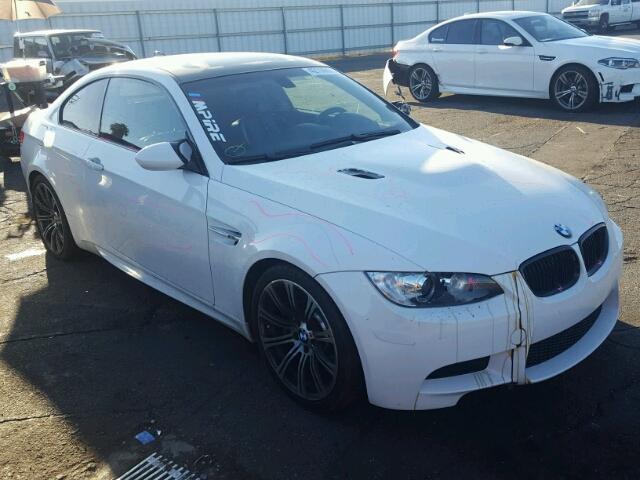 WBSWD935X9P362196 - 2009 BMW M3 WHITE photo 1