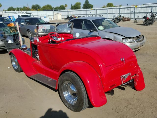 A261852 - 1928 FORD COUPE RED photo 3