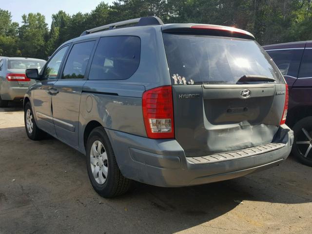 KNDMC233076042525 - 2007 HYUNDAI ENTOURAGE BLUE photo 3