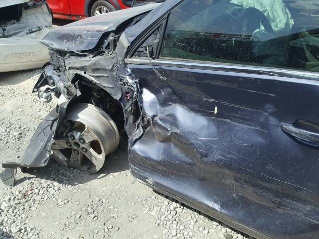 1G11C5SA0DF166156 - 2013 CHEVROLET MALIBU 1LT BLUE photo 10