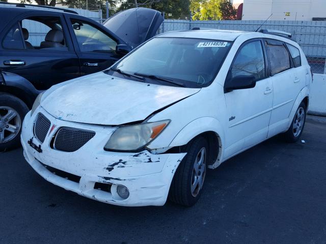 5Y2SL638X5Z407265 - 2005 PONTIAC VIBE WHITE photo 2