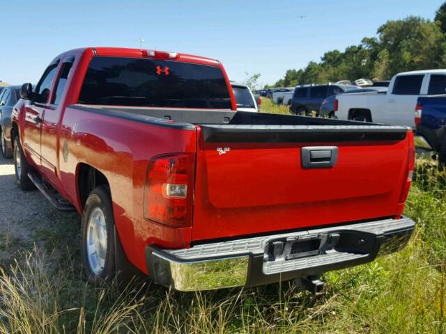 1GCEC29J89Z259963 - 2009 CHEVROLET SILVERADO RED photo 3