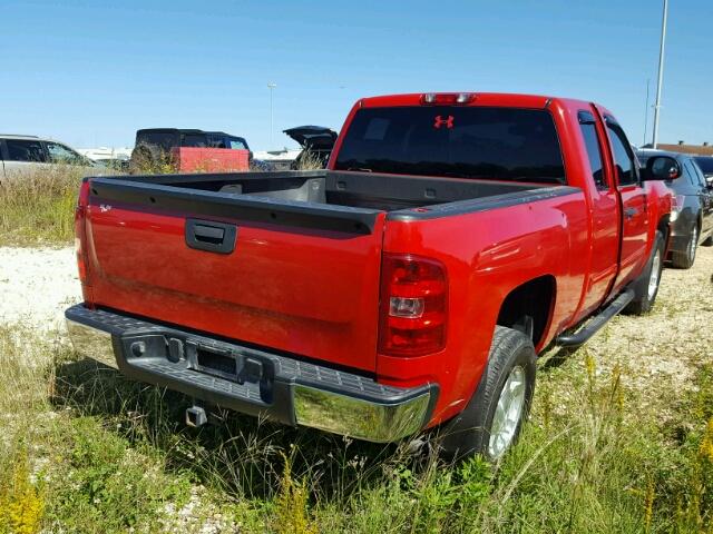 1GCEC29J89Z259963 - 2009 CHEVROLET SILVERADO RED photo 4