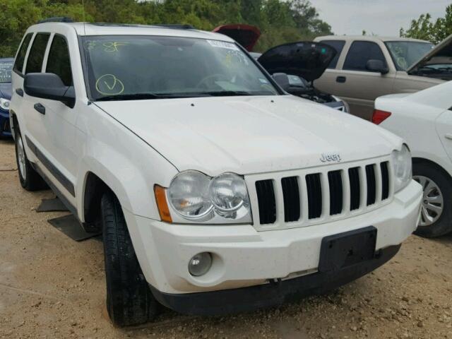 1J4HR48N25C611907 - 2005 JEEP GRAND CHER WHITE photo 1