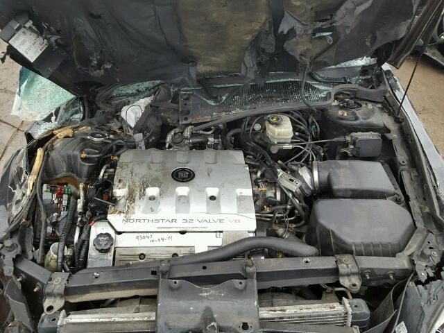 1G6KD54Y91U299429 - 2001 CADILLAC DEVILLE BLACK photo 7