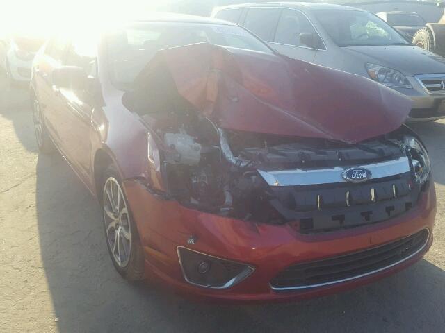 3FAHP0JG4AR335831 - 2010 FORD FUSION RED photo 1