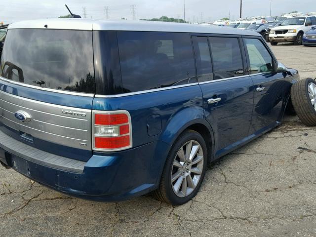 2FMHK6DC8BBD08101 - 2011 FORD FLEX LIMIT GREEN photo 4