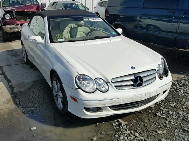 WDBTK56F58T099410 - 2008 MERCEDES-BENZ CLK 350 WHITE photo 1