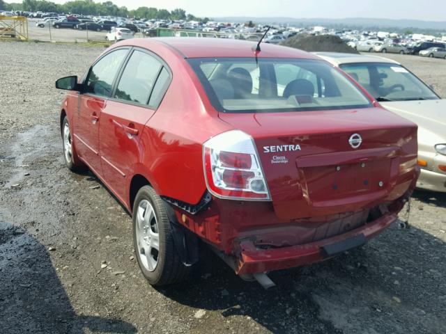 3N1AB61E99L620635 - 2009 NISSAN SENTRA 2.0 RED photo 3