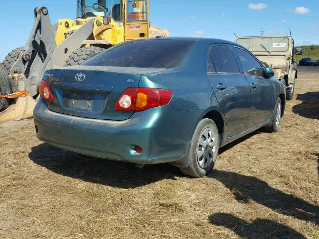 1NXBU4EE7AZ193228 - 2010 TOYOTA COROLLA BA BLUE photo 4