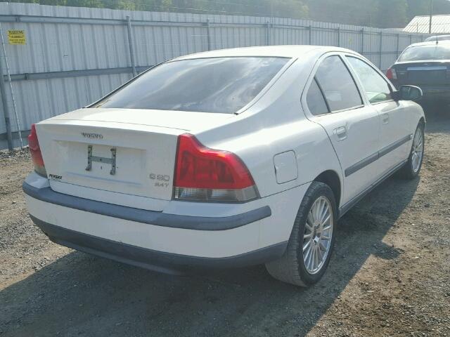 YV1RS58DX32251231 - 2003 VOLVO S60 2.4T WHITE photo 4