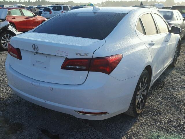 19UUB1F57FA020447 - 2015 ACURA TLX TECH WHITE photo 4