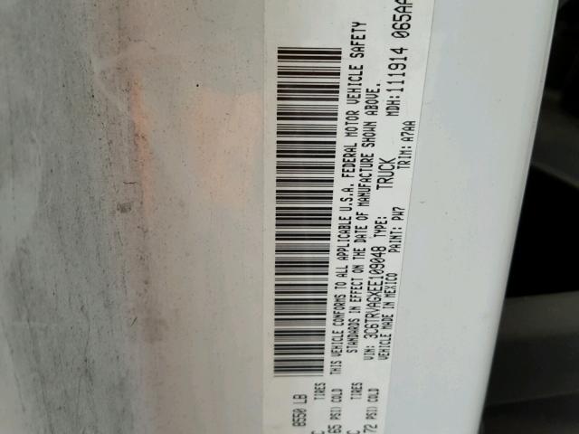 3C6TRVAGXEE109048 - 2014 RAM PROMASTER 白色 照片 10