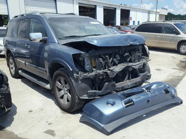 5N1BA0ND9AN615325 - 2010 NISSAN ARMADA SE BLUE photo 1