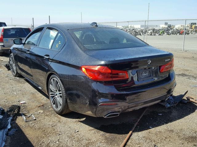 WBAJE5C55JG917869 - 2018 BMW 540 I BLACK photo 3