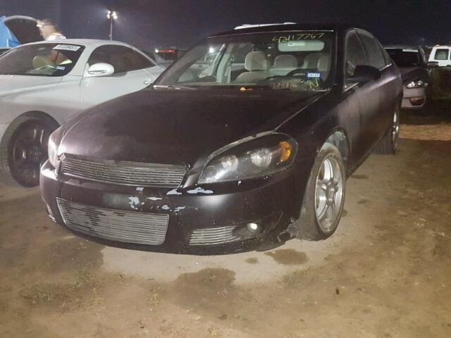 2G1WB55K889117458 - 2008 CHEVROLET IMPALA LS BLACK photo 2