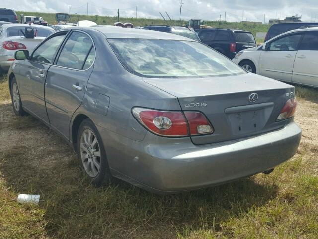 JTHBF30G520025578 - 2002 LEXUS ES GRAY photo 3