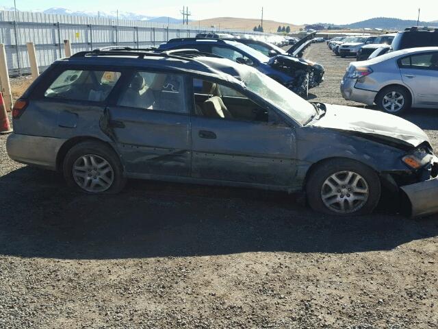 4S3BH675017679542 - 2001 SUBARU LEGACY BLUE photo 9