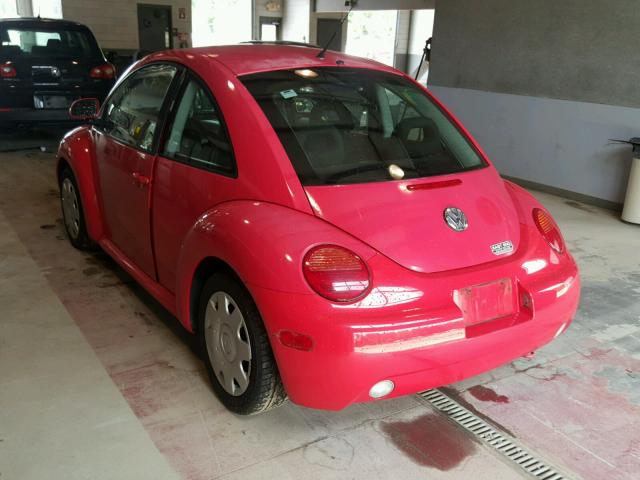 3VWBB61C1WM032134 - 1998 VOLKSWAGEN NEW BEETLE წითელი ფოტო 3