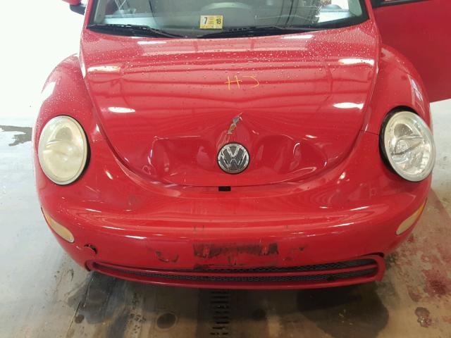 3VWBB61C1WM032134 - 1998 VOLKSWAGEN NEW BEETLE RED photo 7