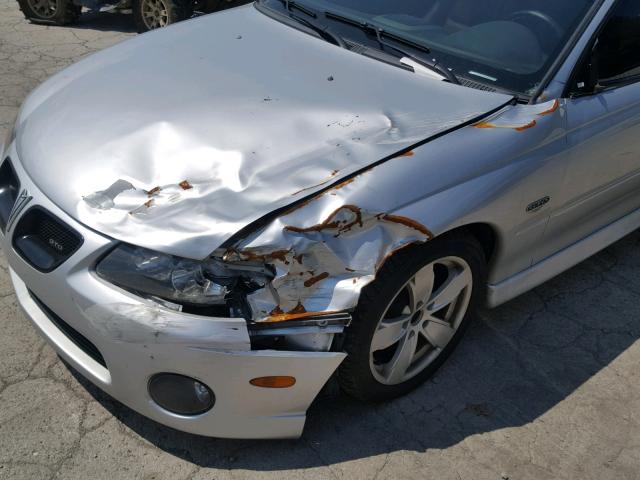 6G2VX12G14L272179 - 2004 PONTIAC GTO SILVER photo 9