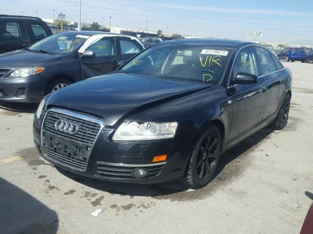 WAUDL94F85N073667 - 2005 AUDI A6 BLACK photo 2