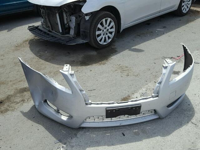 3N1AB7AP0EL691787 - 2014 NISSAN SENTRA S SILVER photo 9