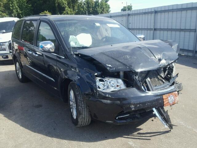 2C4RC1CG3DR756740 - 2013 CHRYSLER TOWN & COU BLACK photo 1