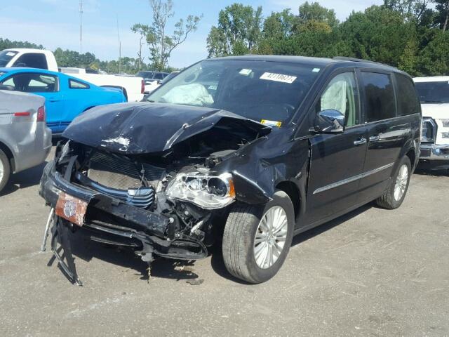 2C4RC1CG3DR756740 - 2013 CHRYSLER TOWN & COU BLACK photo 2