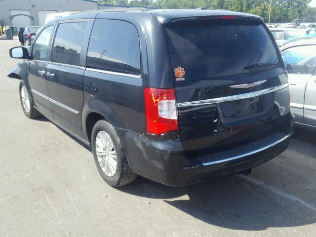 2C4RC1CG3DR756740 - 2013 CHRYSLER TOWN & COU BLACK photo 3