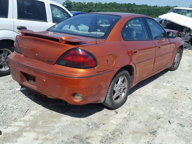 1G2NW52E14C149360 - 2004 PONTIAC GRAND AM G ORANGE photo 4