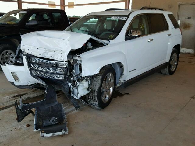 2CTALWEC5B6446290 - 2011 GMC TERRAIN SL WHITE photo 2