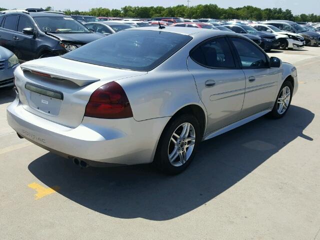 2G2WR584361190138 - 2006 PONTIAC GRAND PRIX ვერცხლისფერი ფოტო 4