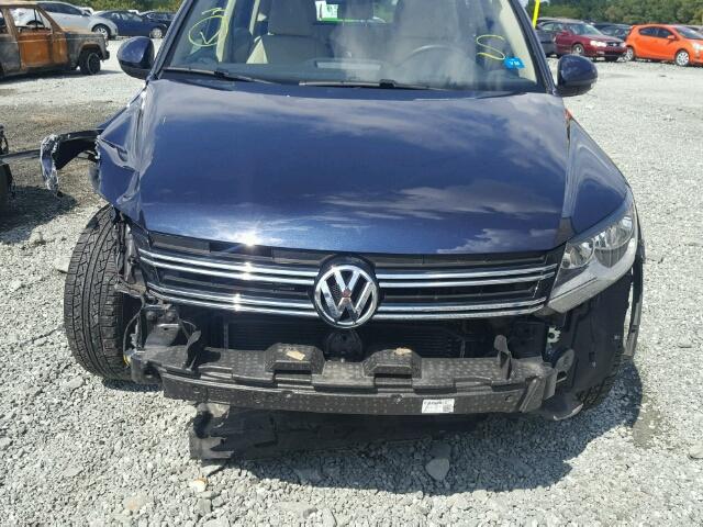 WVGBV7AX8GW576551 - 2016 VOLKSWAGEN TIGUAN S BLUE photo 9