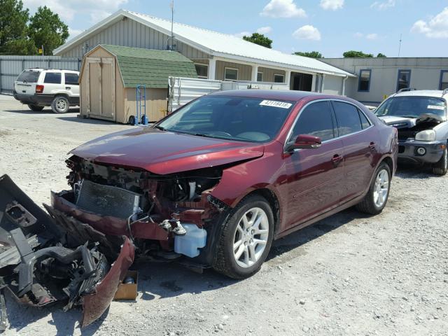 1G11C5SL6FF306408 - 2015 CHEVROLET MALIBU 1LT MAROON photo 2