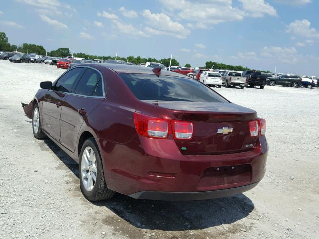 1G11C5SL6FF306408 - 2015 CHEVROLET MALIBU 1LT MAROON photo 3