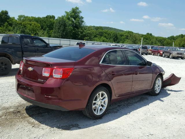 1G11C5SL6FF306408 - 2015 CHEVROLET MALIBU 1LT MAROON photo 4