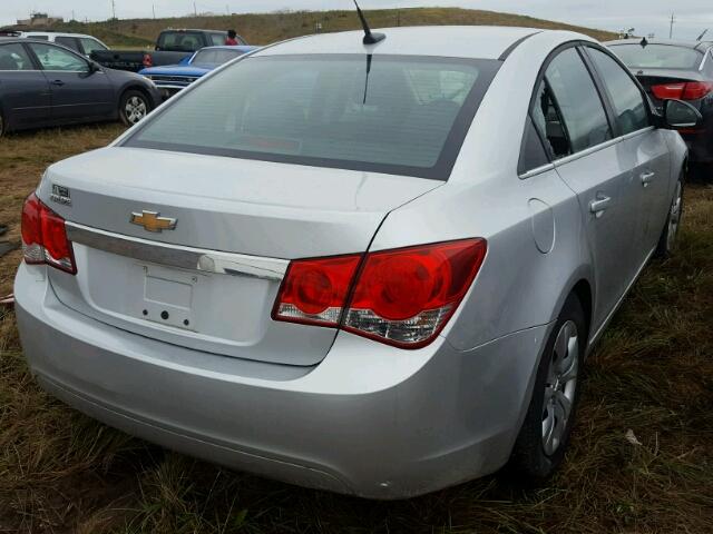 1G1PC5SH8C7361857 - 2012 CHEVROLET CRUZE LS SILVER photo 4