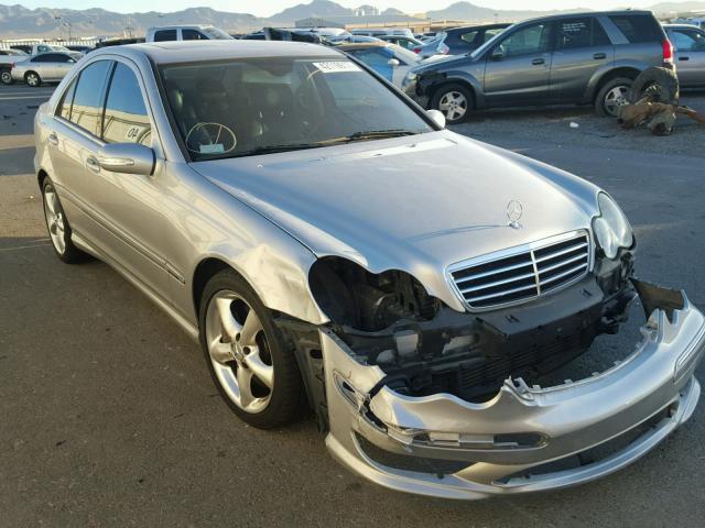 WDBRF40J45F594505 - 2005 MERCEDES-BENZ C 230K SPO SILVER photo 1