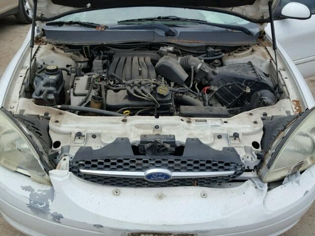 1FAFP55252A205801 - 2002 FORD TAURUS WHITE photo 7